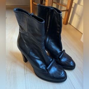 Kenzo Leather Healed Boot